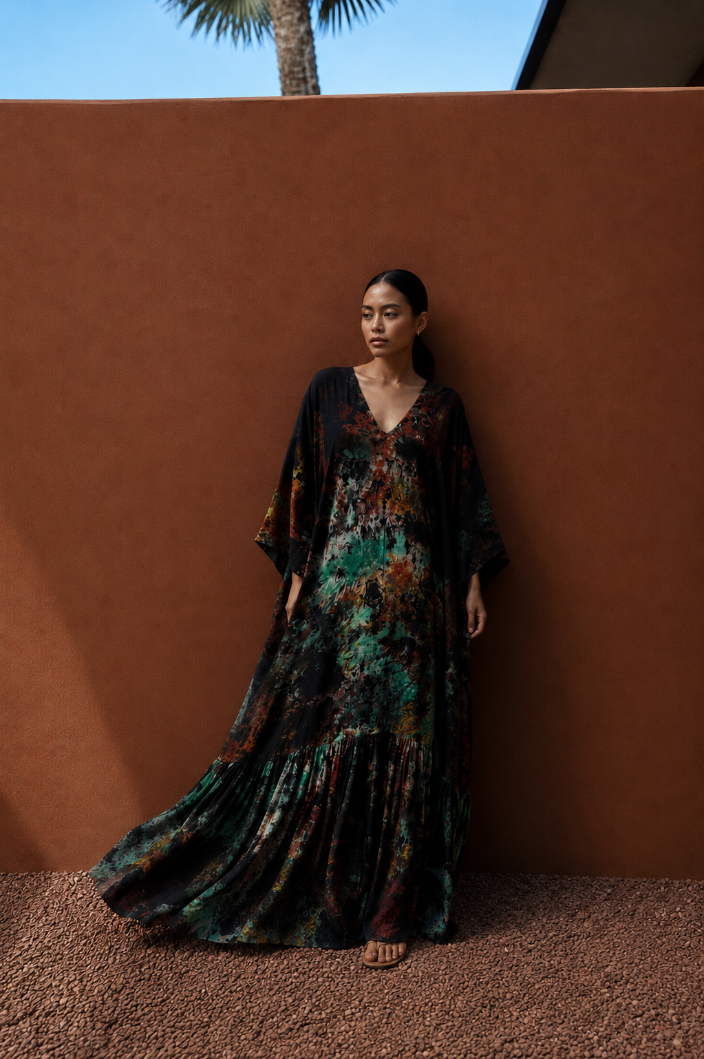Butterfly Tiered Kaftan