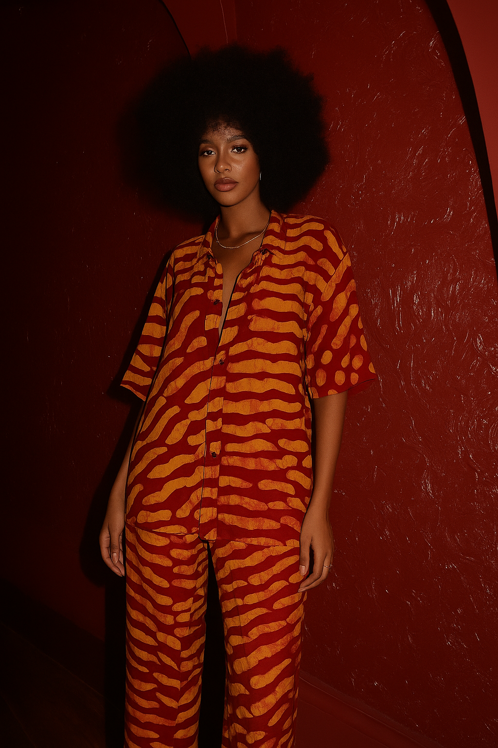 OMOLOLA SHORT SLEEVE PANT SET