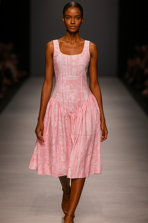 ARA Design Drop Waist Dress