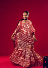 Load image into Gallery viewer, Yimika V Neckline Tiered Kaftan
