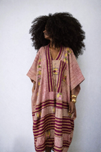 Load image into Gallery viewer, Aisha Vintage Aso Oke Kaftan
