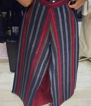 Aso Oke Trousers with Stones