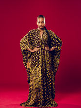 Load image into Gallery viewer, Dunni Adire Chiffon Kaftan
