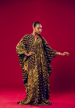 Load image into Gallery viewer, Dunni Adire Chiffon Kaftan
