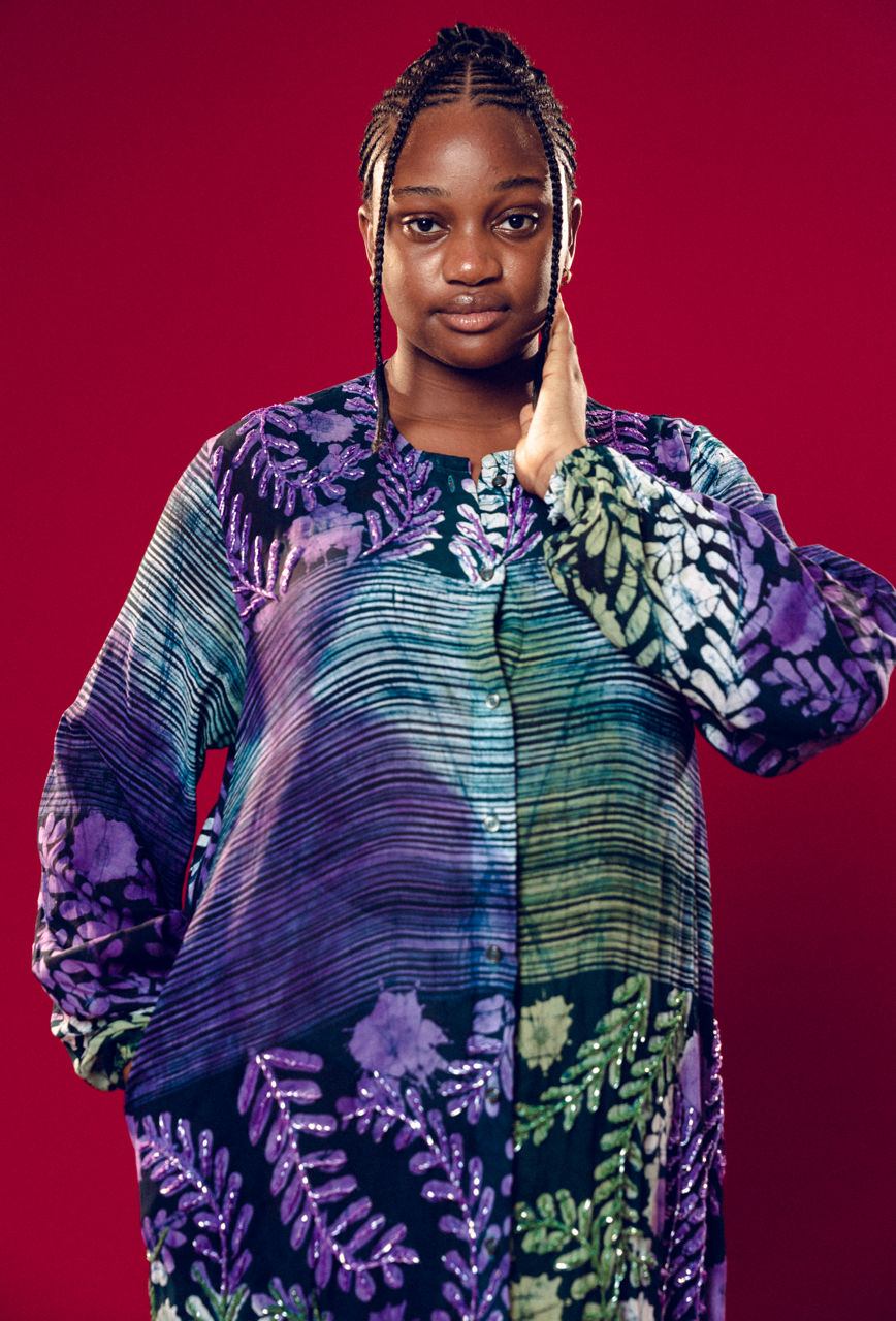 Daniyan Beaded Shirt Dress Daniyan Beaded Shirt Dress