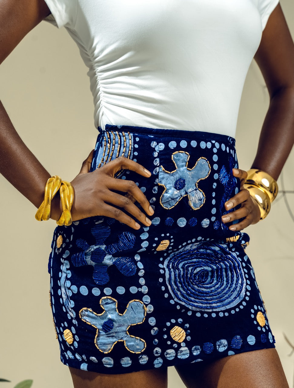 Omolola Beaded Skirt