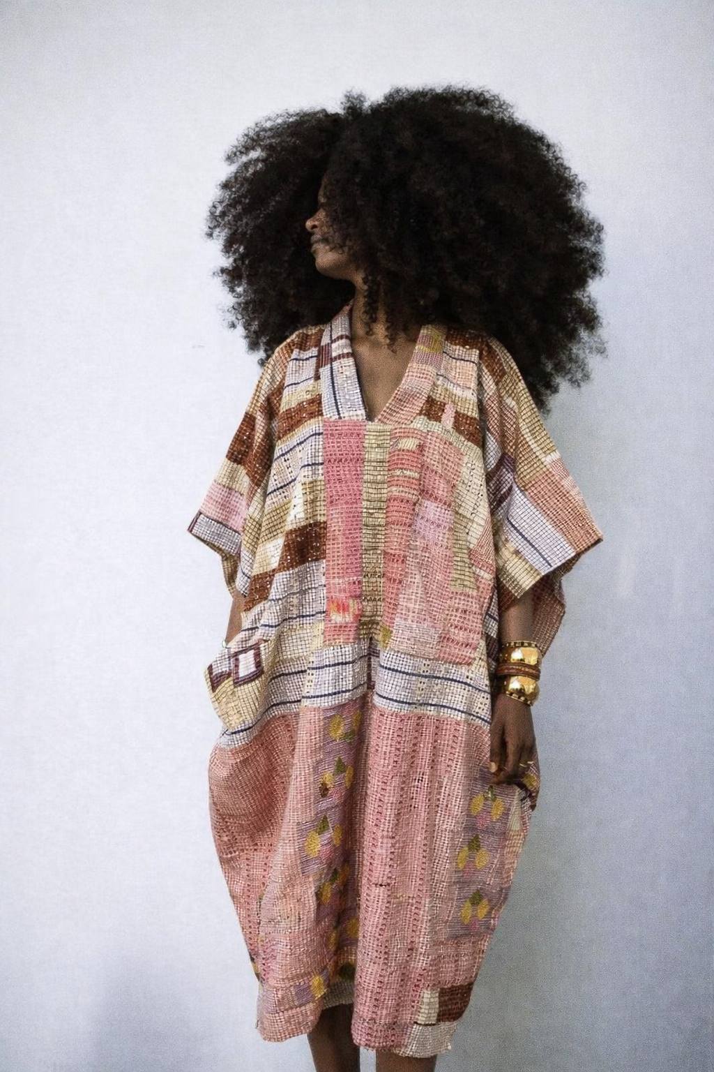 Aisha Vintage Aso Oke Kaftan