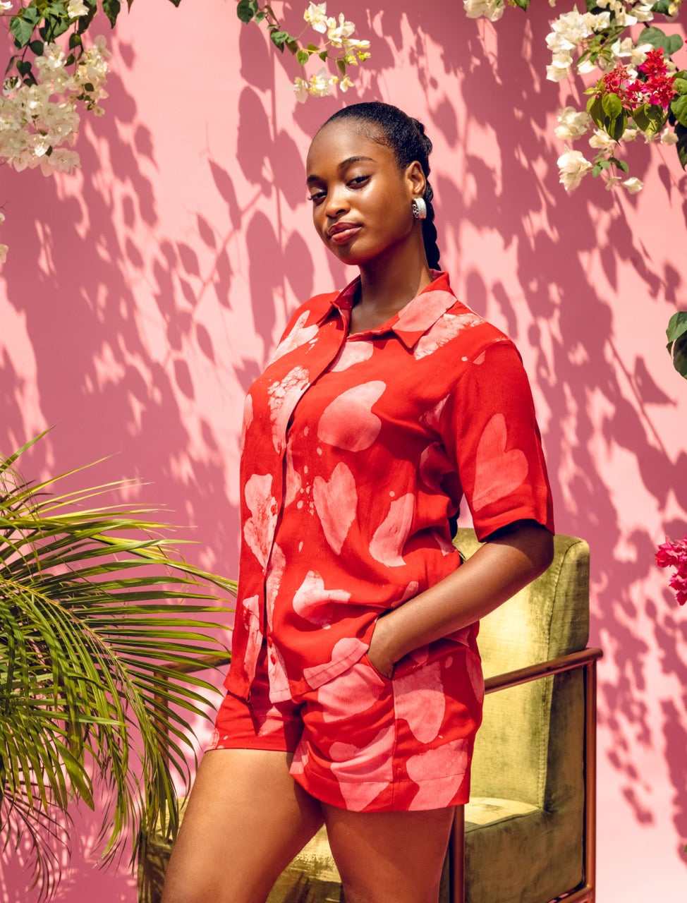 Hearts COLLECTION Two Piece Short Set